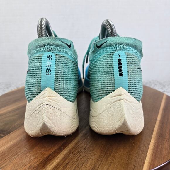 Nike ZoomX Vaporfly Next% 2 Aurora Green Blue Running Shoe Womens 8 CU4123-300 - Picture 2 of 14